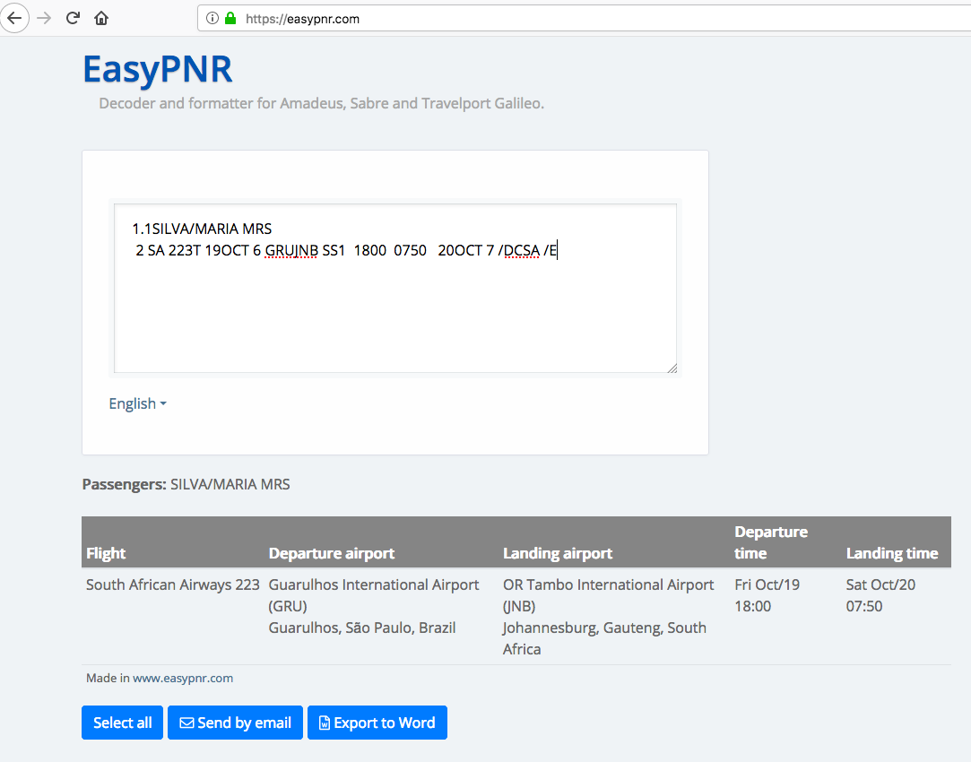 easy pnr converter